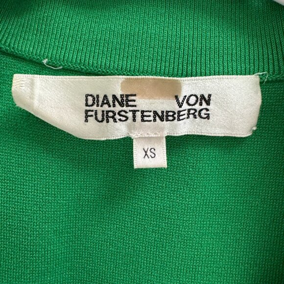 Diane Von Furstenberg Green Mini Dress - Picture 4 of 4